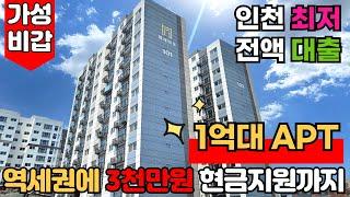 [인천신축아파트] 초역세권에 3천만원 현금지원까지 해주는 아파트가 1억대~?!인천 최저가 아파트 1억대도 비싸면 집 못 사요~!! (매물번호: 2090) [인천미분양아파트]