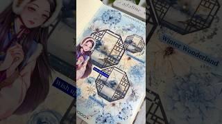 Winter Wonderland | ASMR Creative Journaling | Рождество | Новый Год | Joyeux Noël #journaling