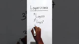 Logaritma 27 Berbasis 9 #Shorts