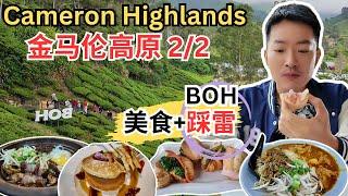 [金马伦高原～2/2] BOH茶园踩雷！KEA市集！西洋菜谷！The Smokehouse & The Lakehouse 下午茶！OK德！薰衣草花园！草莓园！仙人掌园！浓香美味轩！和平小食！玫瑰园！