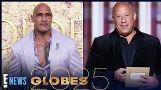 Vin Diesel Calls Out Dwayne Johnson Amid ‘Fast & Furious’ Feud | 2025 Golden Globes | E! News