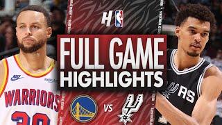 Golden State Warriors vs San Antonio Spurs - Full Game Highlights | November 23, 2024-25 NBA Season