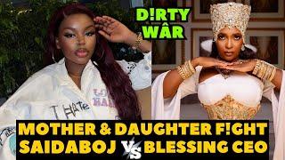 Saidaboj and Blessing CEO F!ght on Instagram and TikTok (A Mother and Daughter Gone Wrong) - Video