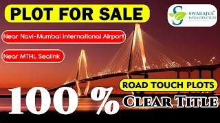 Road Touch Plot For Sale| Near Navi Mumbai International Airport | Ranjanpada Station | MTHL Sealink