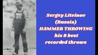 Sergey Litvinov (Russia) HAMMER his 8 best recorded throws.