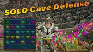 Solo Defending our Insane Cave and Valguero Tree Base Raid | Ark PvP