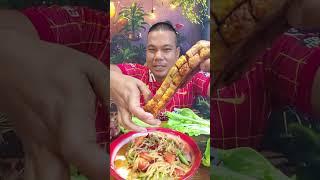 สามขั้นกรอบๆกับส้มตำเผ็ดๆแซบคัก