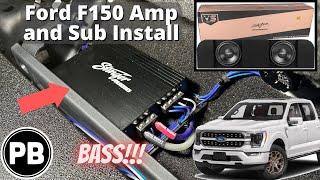 2021 - 2025+ Ford F150 Amp and Sub Install (to Factory Radio non-B&O)