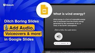 Add Audio, Background Music & Voice-Over to Google Slides (EASY Tutorial!) | Google Slides Tutorial