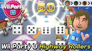 Wii Party U | Highway Rollers | Alex Vs Sophia Vs Dunbar Vs Eduardo | Expert com | AlexGamingTV