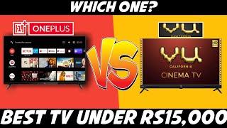 OnePlus TV 32Y1 vs Vu Cinema 32 Android TV Best Smart Android TV Under Rs13,999..?