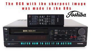 THIS VCR HAS THE BEST PICTURE QUALITY | CRYSTAL CLEAR PLAYBACK ON STANDARD VHS | TOSHIBA SV-950