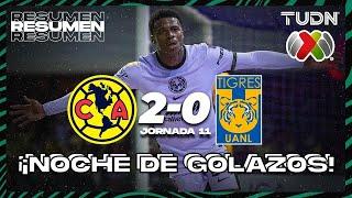 HIGHLIGHTS | América 2-0 Tigres | CL2024 - Liga Mx J11 | TUDN