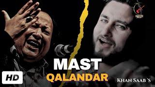 Mast Qalandar | Khan Saab | Tribute to NFAK | V Barot | Khan Saab New Songs 2024