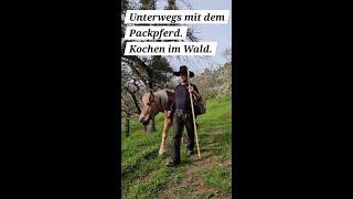 Auch so n Tag, Sonntag an Ostern. Mit Packpferd wandern.