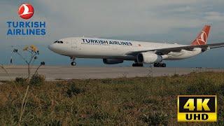 Rare Turkish Airlines Airbus A330-300 at Nice côte d'Azur Airport