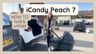 HOW TO fold and unfold iCandy Peach 7 - Full Demo