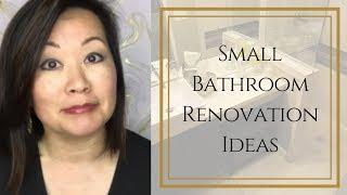 SMALL BATHROOM RENOVATION TIPS (TO MAKE A SMALL BATHROOM FEEL LARGER)