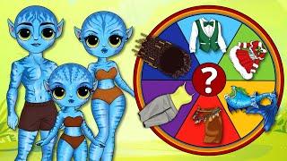 Avatar Family Gets New Fashion Style / DIYs Paper Dolls & Crafts