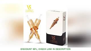 20 agulhas de cartucho de tatuagem EZ V-Select # 10 forro redondo Bugpin de 0,30 mm para apertos de