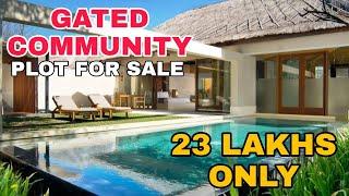 23 LAKHS || GATED COMMUNITY || PLOT FOR SALE || HYDERABAD || ELIP PROPERTY ||