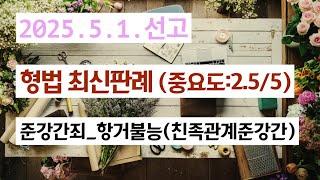 2021도11938 친족관계에 의한 성폭력범죄에서 피해자가 심리적 항거불능 또는 현저한 항거곤란 상태에 있었는지 여부가 문제된 사건(중요도:2.5/5)