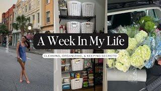 A WEEK IN MY LIFE: Deep Cleaning, Organizing My Pantry & Dresser, and Keeping Secrets!