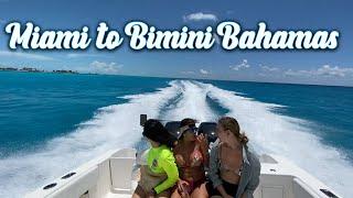 Miami To Bimini Bahamas On Boat 2021! EPIC