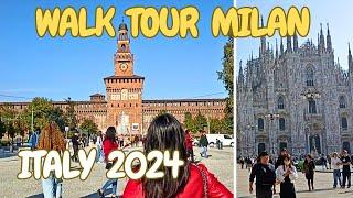 WALK TOUR MILAN DUOMO SQUARE TO SFORZA CASTLE | MILAN, ITALY #travel #tour #europe