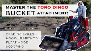 CUT your gardening time in HALF! | How to use Toro Dingo & BUCKET Attachment