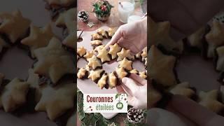 Couronnes étoilées au chocolat  #recettedenoel #recette #noel