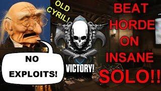 Gears of War 4 Beat Horde Insane SOLO!!! NO EXPLOITS! Tutorial Guide