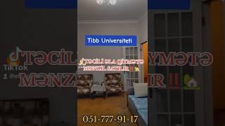 Təcili ŞOK qiymətə dəyərindən ucuz qiymətə mənzil satılır. Tibb Universitetinin yanı Stalinka ‼️