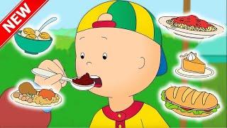  Caillou at the Food Fair  Funny Animated Caillou | Cartoons for kids | Caillou