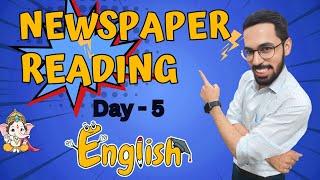 Read Newspapers Like a PRO to Master ENGLISH SPEAKING!