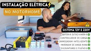 Tudo sobre nosso sistema elétrico do motorhome (com energia solar) – T5 Ep33