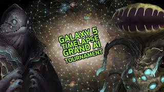 Stellaris Timelapse Grand AI Tournament 2022 - Galaxy 5 - 200 years Starting Round.