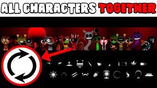 All Characters Together in Incredibox Sprunki Phase 3 But Reverse!