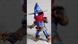 Mysterious Fantasy Wizard 3D Animation #animation #fantasy #shorts