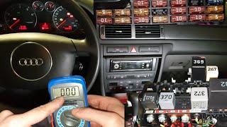1.8T Audi A6 Fuses and Relays Location / Diagram - how to test them c5