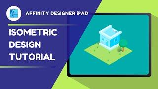 Affinity Designer iPad - Isometric Design (Step by Step Tutorial)