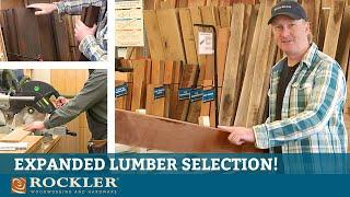 Shopping for Hardwood Lumber at Rockler - Store Tour