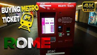 How to Buy Metro Ticket in Rome | Italy | 2024