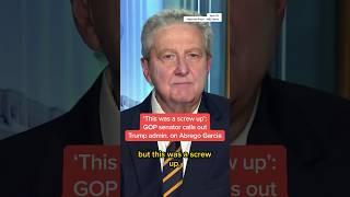 'This was a screw up': GOP senator calls out Trump admin. on Abrego Garcia