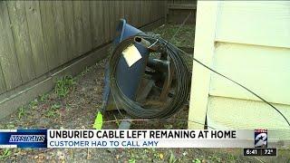 KPRC 2 Investigates: Cable company leaves mess in yard, dog injured