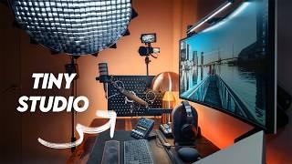 Pro-Level YouTube Studio Setup in a Tiny Office Space