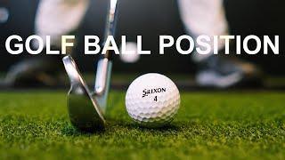 GOLF BALL POSITION SET UP BASICS THAT CAN HELP ALL GOLFERS
