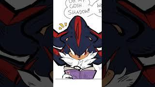 Shadow's In Love️(SONIC COMIC DUB)#sonicthehedgehog #ship #shadouge #shadowthehedgehog #amyrose
