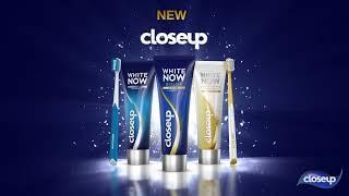 New Closeup White Now, 3 shades whiter teeth!