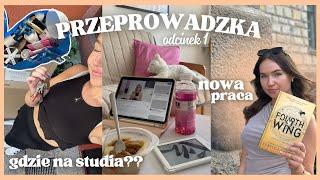 GDZIE IDĘ NA STUDIA?PRZEPROWADZKOWY VLOG odc 1| IKEA, NOWA PRACA 